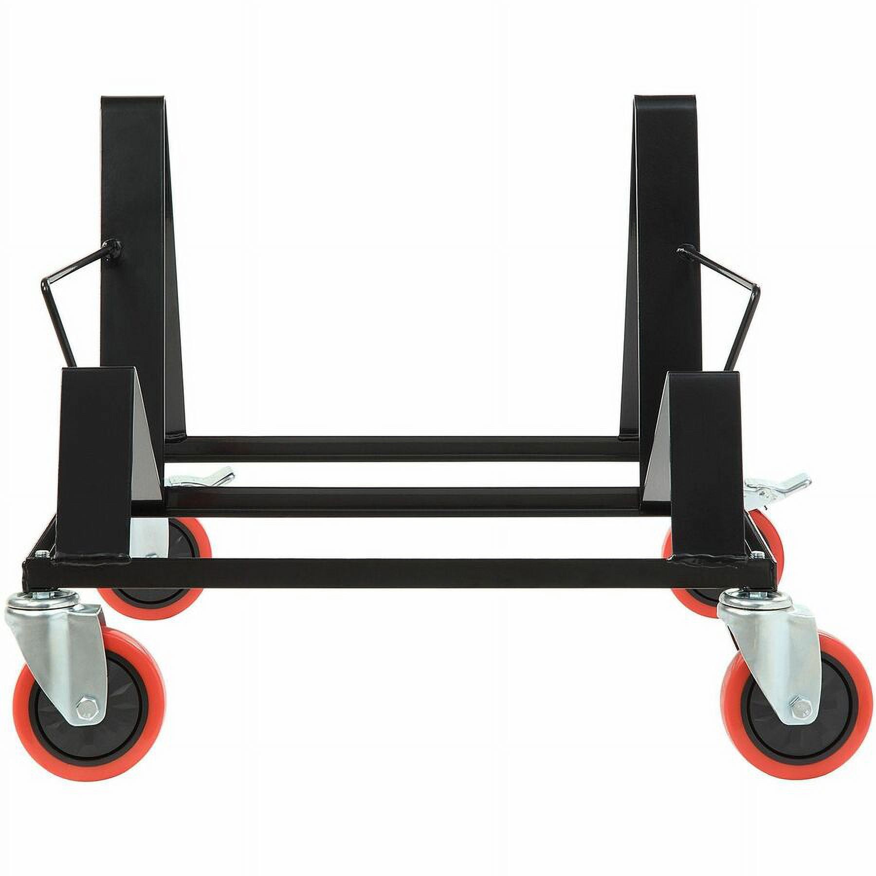 Lorell LLR62538 Lorell Stack Chair Steel Dolly, Black