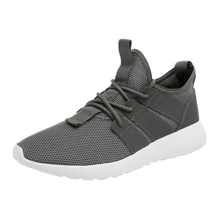 

SEMIMAY Men Shoes Summer Fashion Mesh Breathable Elastic Band Non Slip Walking Shoes Outdoor Leisure Sports Shoes Grey