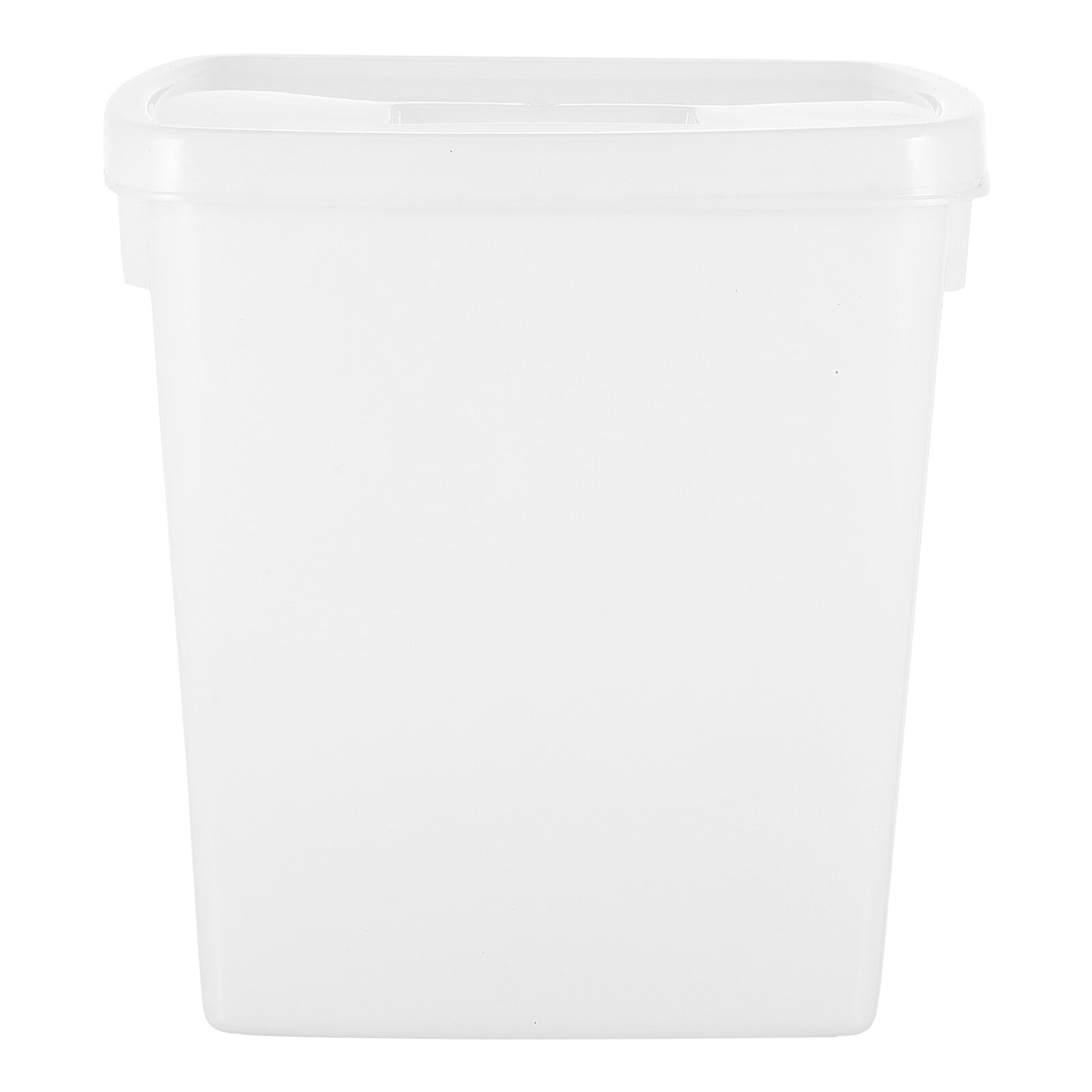 WHAMVOX  Ice Bucket with Lid Container Storage for Kitchen Counter White