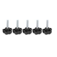 thumbnail image 3 of 5PCS Plastic Five Pointed Star Knob Bolt, ABS Handle Screw Labor Saving Hand?Twisted Locking Handle Manual Tightening Tool Replacement,M6-30, 3 of 7