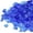 Deep Sea Blue10lb, variant on Gaspro 1/2" Caribbean Blue Reflective Fire Glass Rocks, 10 lb