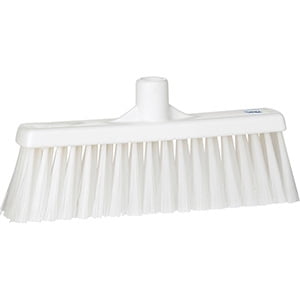 Vikan 12" Upright Broom- Medium - White (3 Units)