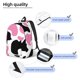 thumbnail image 3 of Disketp Cow Spots Mochila de Lona Estampada, Mochila Escolar de Viaje Ligera para Estudiantes y Portátil-Small, 3 of 5