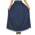 thumbnail image 5 of Bimba Long Flaired Cotton Tulip Skirt Maxi Lace Bogo Gyply Bottoms, 5 of 5