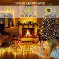 thumbnail image 5 of Outdoor Christmas Lights, 105FT 300 LED Christmas Tree Lights Indoor with 8 Modes, End-to-End Plug - UL Certified - Waterproof Fairy String Lights for Xmas Tree Decorations Garden Party, Warm White, 5 of 9