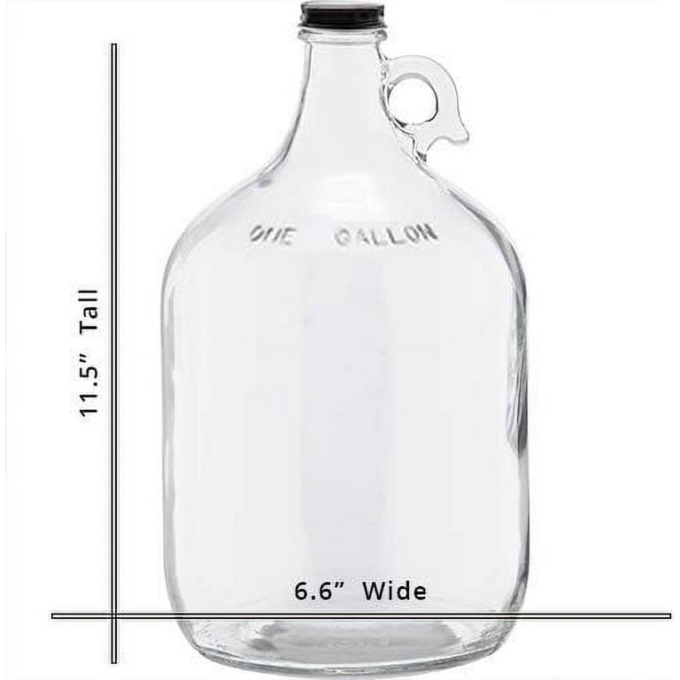 1 Gallon (128 oz.) Clear Glass Jug, 38mm 38-405