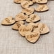 thumbnail image 4 of 50 piezas de adornos de corazones de madera para scrapbooking y manualidades, 4 of 6