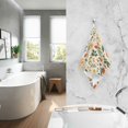 thumbnail image 2 of Yayeee 100% Cotton Hand Towels for Bathroom 16" x 28" Soft Absorbent Kitchen Towel, Leaves Pattern, 2 of 7