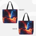 thumbnail image 2 of Picia Red And Blue Fire Wolf for Tote Bag for Women with Zipper, Gym Tote with Compartments, Laptop Work Tote Nurse Dance Yoga Bag for Sport, Travel, 2 of 7