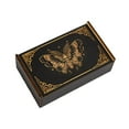 thumbnail image 4 of MERIGLARE Wooden Tarot Box Card Holder Small Game Cards Collectible Tarot Storage Case Butterfly, 4 of 9