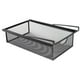 thumbnail image 1 of Cajón de almacenamiento deslizante de almacenamiento debajo del cajón colgante del gabinete, multipropósito, debajo de la cesta de alambre de estante Negro, 1 of 7