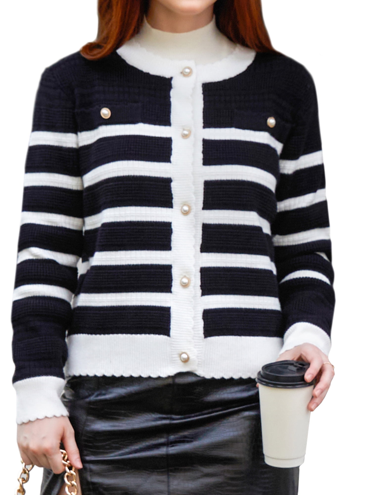 Eytino Hooded Cardigan Sweaters for Women Long Sleeve Button