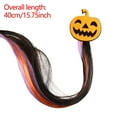thumbnail image 2 of Wadada Halloween Hair Clips for Girls Hair Extensions for Kids Cute Colored Ghost Pumpkin Bat Clip in Ponytail Hair Extensions Clips Toddler Girl Hair Accessories Hair Barrettes for Girls, 2 of 4
