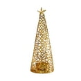 thumbnail image 1 of Iron Christmas Tealight Candle Holder Decorative Candlestick Hollow Design Table Large, 1 of 8