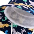 thumbnail image 2 of Girls Kids Kids Sun Hat UPF 50+ Dinosaur Print Navy Wide Brim Bucket Beach Hat Adjustable Chin Strap,Size 50, 2 of 8