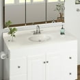 thumbnail image 4 of Design House Cultured Marble Vanity Top 49 Inch, White on White ?  , 550319, 4 of 5