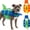 Blue, variant on Dog Life Jacket with Chin Float for Small Medium Large Dogs, Adjustable Swim Vest with Rescue Handle, High Buoyancy, Yellow, Large