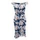 thumbnail image 5 of Vestido corto casual Gibobby para mujer con estampado floral y dobladillo con volantes Marina,CH, 5 of 5