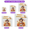 thumbnail image 5 of Happy Thanksgiving Corgi Welcome Thankful Fall Autumn Pumpkin Cutout Transfer Sticker Welsh Corgi Dog Lover Gifts Idea Transparent Decal Art Decor - 02021, 5 of 5
