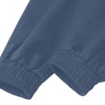 thumbnail image 5 of Lmueinov Cargo Pants for Men Elastic Drawstring Waist Lightweight Casual Jogger Pants with Pockets Outdoor Long Trousers for Jogging Hiking, 5 of 8