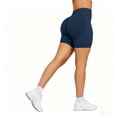 thumbnail image 7 of vigerkar Womens Gym Workout Shorts Seamless Butt Lifting Biker Shorts Soft Stretchy Booty Yoga Shorts for Women (Navy, XL), 7 of 7