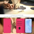 thumbnail image 6 of Designed for Samsung Galaxy A05 Case Wallet, Women Men Flip Folio Cover with PU Leather Stand Credit Card Holders Slots Wrist Strap Magnetic Closure Phone Case for Samsung Galaxy A05 - Rose, 6 of 13