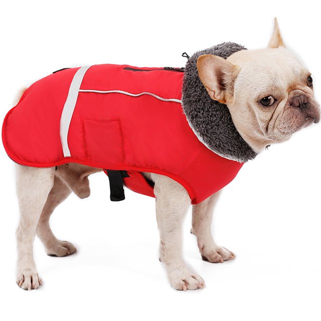 Chaleco para perros Abrigos para perros de clima frío para invierno Cálido forro polar