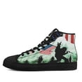 thumbnail image 3 of Bigfoot Celebrate Fourth Of July Independence Day High Top Canvas Shoes Sneakers Black Size 4.5, 3 of 7