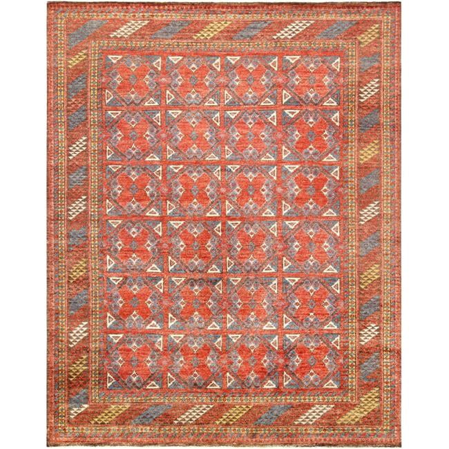 Pasargad P 80 8x10 Nomad Collection Hand Knotted Wool Area Rug 7 - 7 Ft By 9 Area Rug Pasargad P 80 8x10 Nomad Collection Hand Knotted Wool Area Rug 7 - 7 Ft By 9 Area Rug