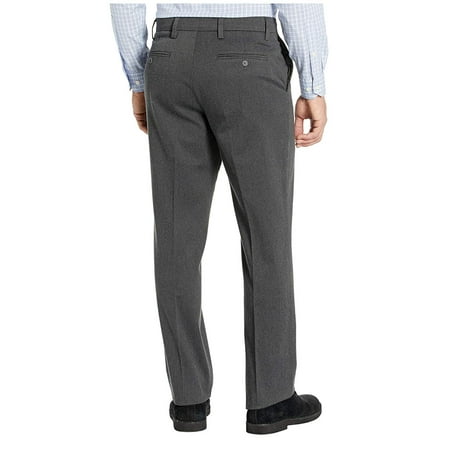 Dockers Classic Fit Signature Khaki Lux Cotton Stretch Pants D3 Charcoal Heather