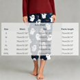 thumbnail image 4 of Frostluinai Womens Soft Capri Pajama Pants Halloween Graphic Elastic Waistband Sleepwear Bottoms with Pocket S-XXXL, 4 of 6