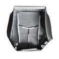 thumbnail image 6 of HUOEPU Driver and Passenger Side Bottom Seat Covers and Top Lean Back Leather Black Compatible with GM Silverado Sierra 1500 2500HD 3500HD 2003-2006, 6 of 15
