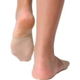 thumbnail image 5 of Toe Topper Socks Women 6 Pairs, No Show Liner Half Socks for Heels, Non-Skid Bottom Mule Socks, 5 of 6