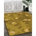 thumbnail image 3 of Ahgly Company Machine Washable Indoor Rectangle Transitional Dark Bisque Brown Area Rugs, 4' x 6', 3 of 7