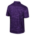 thumbnail image 3 of Men's Colosseum Purple Washington Huskies Daly Print Polo, 3 of 3