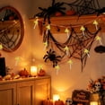 thumbnail image 6 of Qjidjing Halloween String Lights, 59 Inch, Holiday Lighting Decor, Light Set, Indoor Outdoor, Courtyard Fence, Porch Frame, Home Party Scene Arrangement, 6 of 6