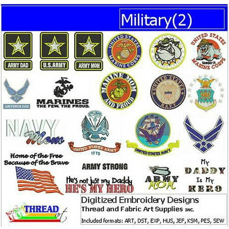 ThreadArt Machine Embroidery Designs Military(2)