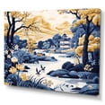 thumbnail image 2 of Designart "Vibrant Waves at the Beach IV" Oversized Coastal Wall Art - Coastal Orange Coastal Waves Living Room Canvas Art, 2 of 4