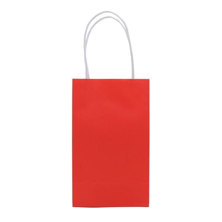 Sac en papier rouge de 10 paquets