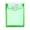 Green, variant on Vertical Plastic Expanding File Folder,Document File Folder,Water-Proof Transparent File Pouch with Snap Closure & Label Pocket,Portable Expanding File Folder for Home Office Organization,Yellow