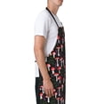 thumbnail image 3 of Bingfone Red Mushrooms Apron Gifts For Men, Women Professional Grade Chef Apron for Kitchen,BBQ & Grill, 3 of 8