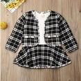 thumbnail image 4 of Toddler Baby Girl Knitted Sweater Pompom Fur Ball Pullover Top Fall Winter Pencil Skirt Outfit Clothes (1 Year Baby, White), 4 of 4