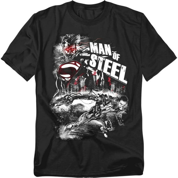 Man of Steel T-Shirt Scratchy Steel Unisex Graphic Tee For Men & Women