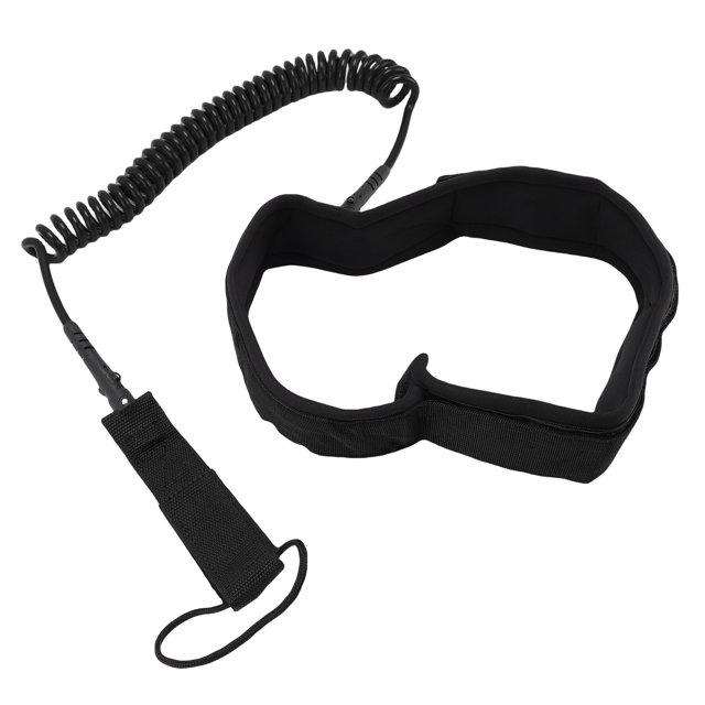 10ft Surf Leash, 7mm TPU High Strength Adjustable Touch ,Fastener Paddleboard Leash for Small and Medium Sized Waves