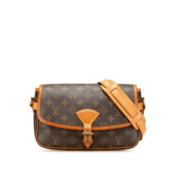 Pre-Owned Louis Vuitton Monogram Sologne Crossbody Shoulder Bag M42250 Brown Leather... (Good)