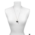 thumbnail image 3 of Delight Jewelry Black Flying Pig with Wings I Set You Apart Engraved Cross Zoey Necklace, 28", 3 of 4