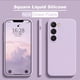 thumbnail image 3 of Coque carrée en Silicone liquide, étui souple antichoc pour Samsung Galaxy S24 S23 S22 S21 S20 Ultra Plus FE A54 A53 A52 A73 5G 4G, nouvelle collection, 3 of 5