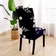 thumbnail image 3 of Chair Covers Set of 8,Fit Stretch Removable Washable Kitchen Chair Covers Protector for Dining Room,Hotel,Flower, 3 of 6