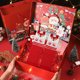 thumbnail image 5 of Decoraciones navideñas, adornos navideños, un par de calcetines navideños, calcetines navideños con dibujos animados, calcetines de media caña adecuados para mantener el calor en otoño e invierno, cal, 5 of 6