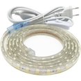 thumbnail image 1 of Tira LED 3M, tira LED muy brillante de 220v con interruptor, 5050 IP65 a prueba de agua, blanco cálido Zhivalor BST3056497, 1 of 5